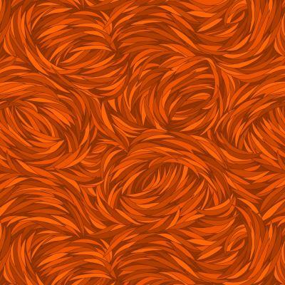 Tempest patchworkstof - Brændt orange