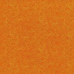 Hopscotch patchworkstof - Lys orange cirkler